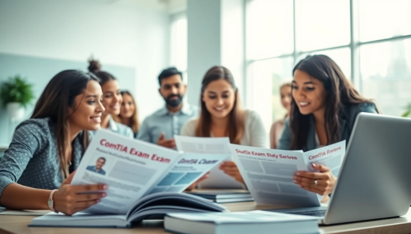 Enhance your skills with CompTIA exam assistance in a vibrant study environment.