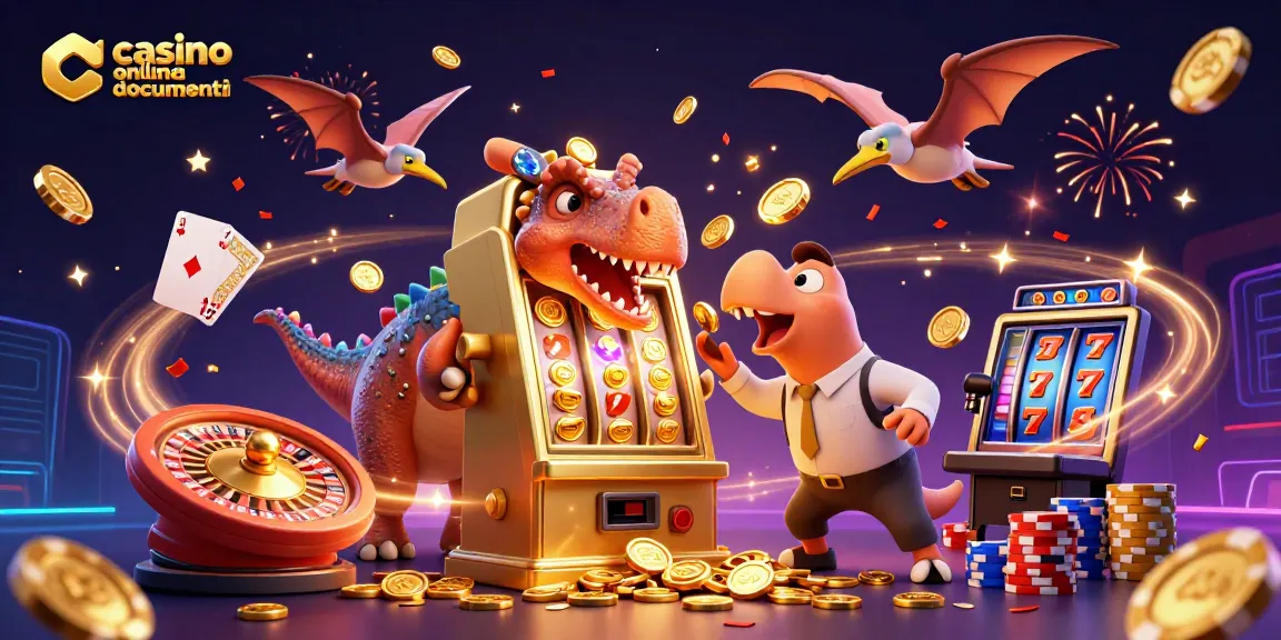 Scopri le emozioni nei casino online senza documenti con un pachycephalosaurus e un'azzeccata slot machine.