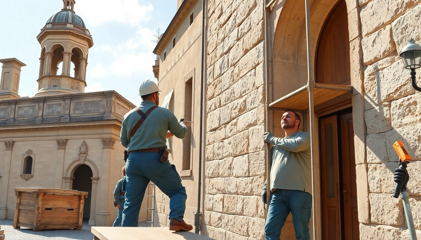 Highlighting heritage preservation and heavy-duty waterproofing in historic restoration.