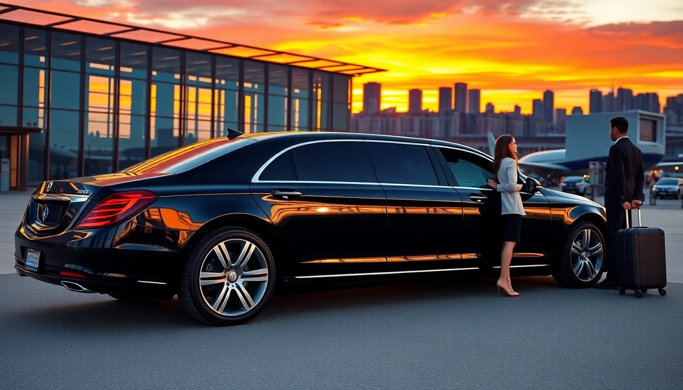 Experience premium limo service vancouver to seattle at Vancouver International Airport with a luxury car.