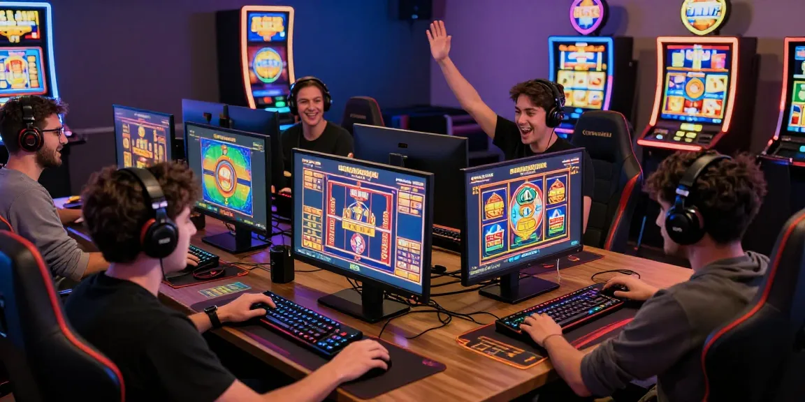 Players engaging at thegbhouse.co.uk's featured credit card casinos experiencing thrilling game options and modern gaming atmosphere.