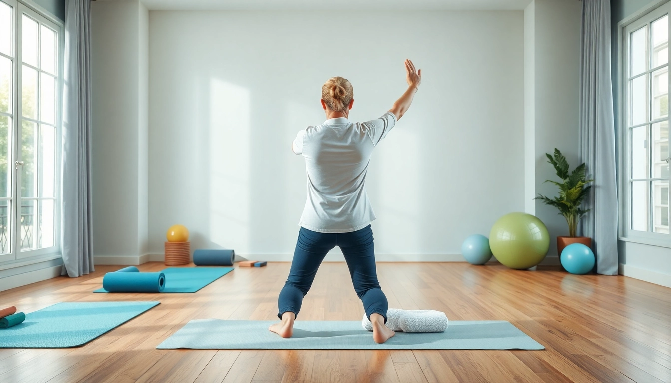Showcasing effective back pain remedies in a therapy session with a supportive environment.