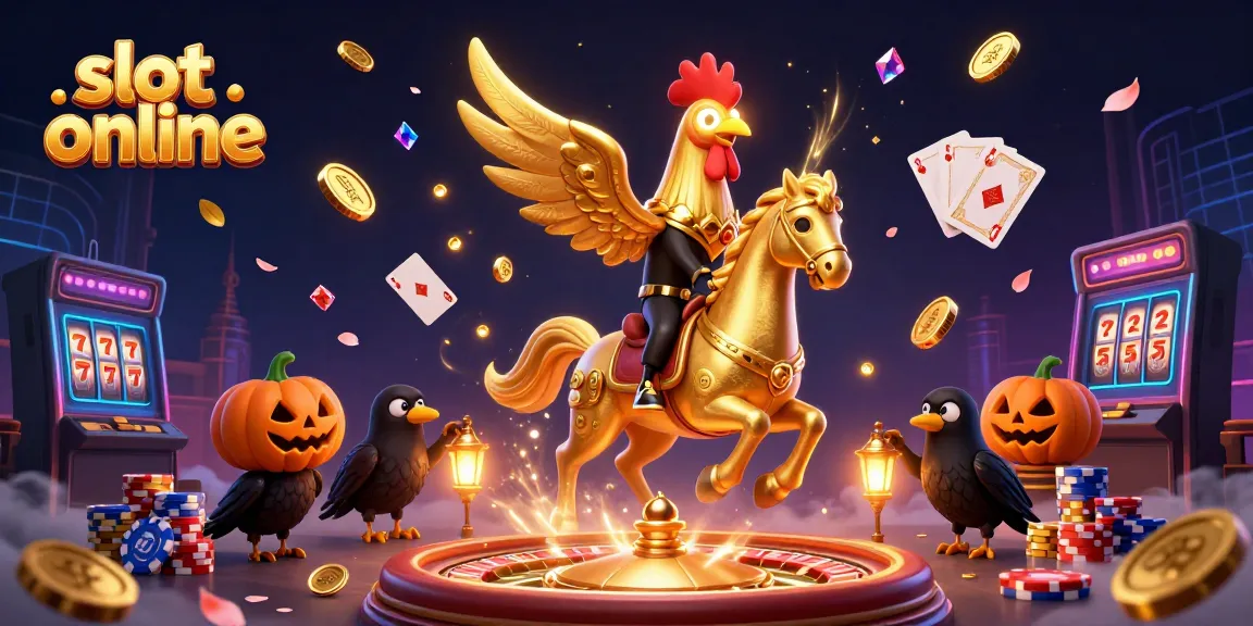 Engage in thrilling slot online action with vibrant characters and exciting gambling elements in a magical casino scene.
