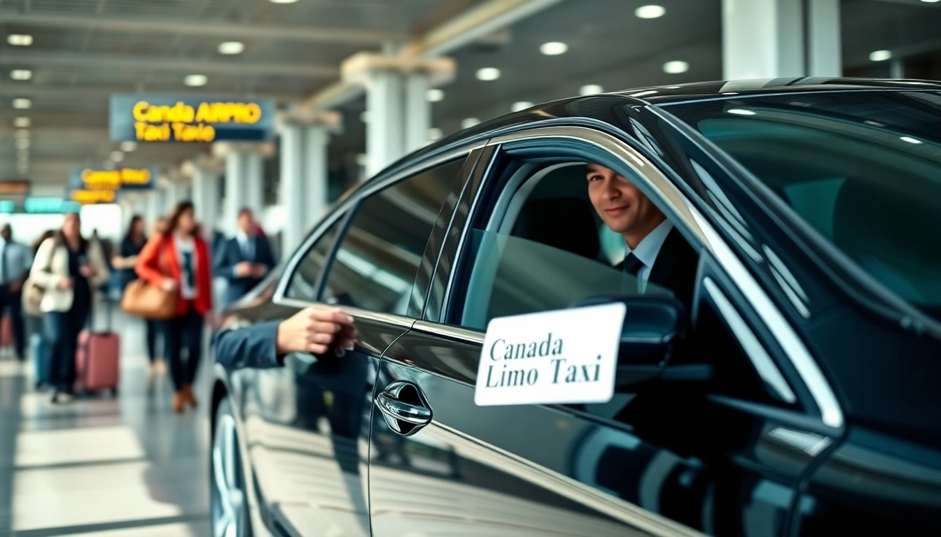 Offering reliable airport transfers with Canada Limo Taxi in a luxurious setting.