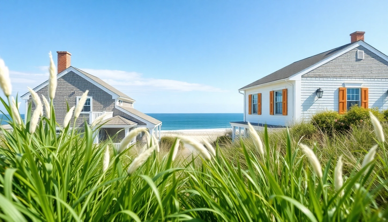 Cape Cod home with traditional architecture blends harmoniously with coastal surroundings.