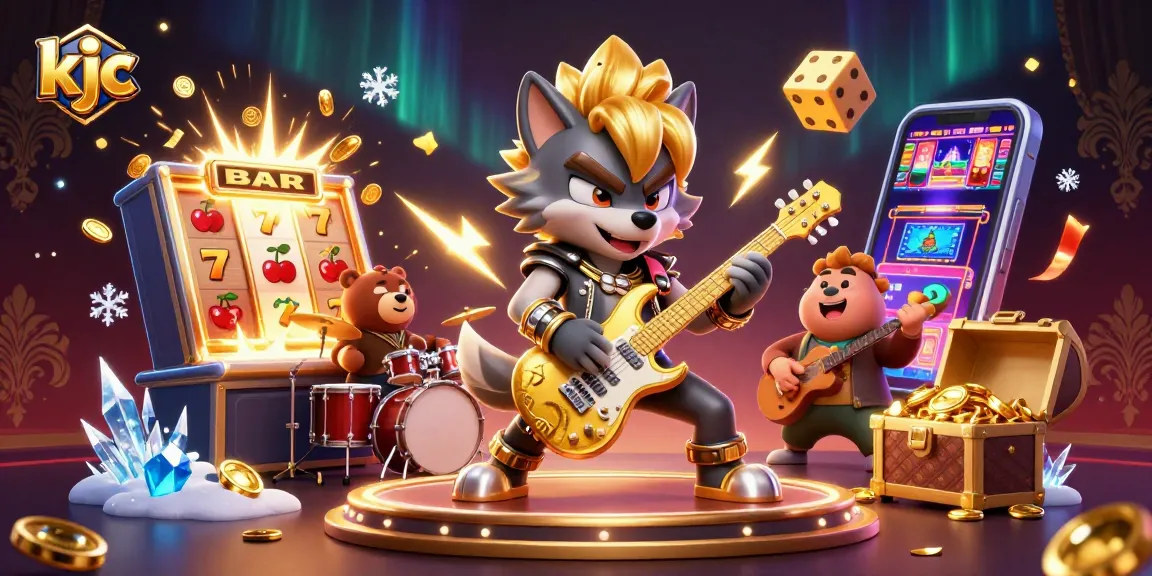 Experience the thrill of KJC with engaging characters and dynamic casino elements bursting with energy.
