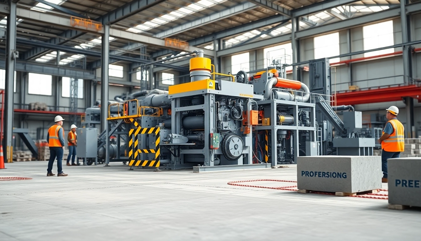 See the AAC Block Machine operating efficiently in an industrial environment.