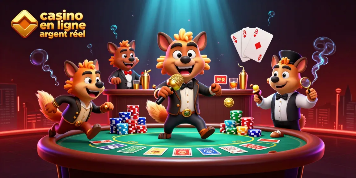 Découvrez le casino en ligne argent réel avec des hyènes animées dans un club comique dynamique.