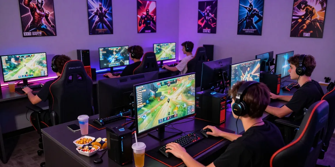 Friends enjoying ZEUS222 multiplayer gaming session in a vibrant gaming lounge