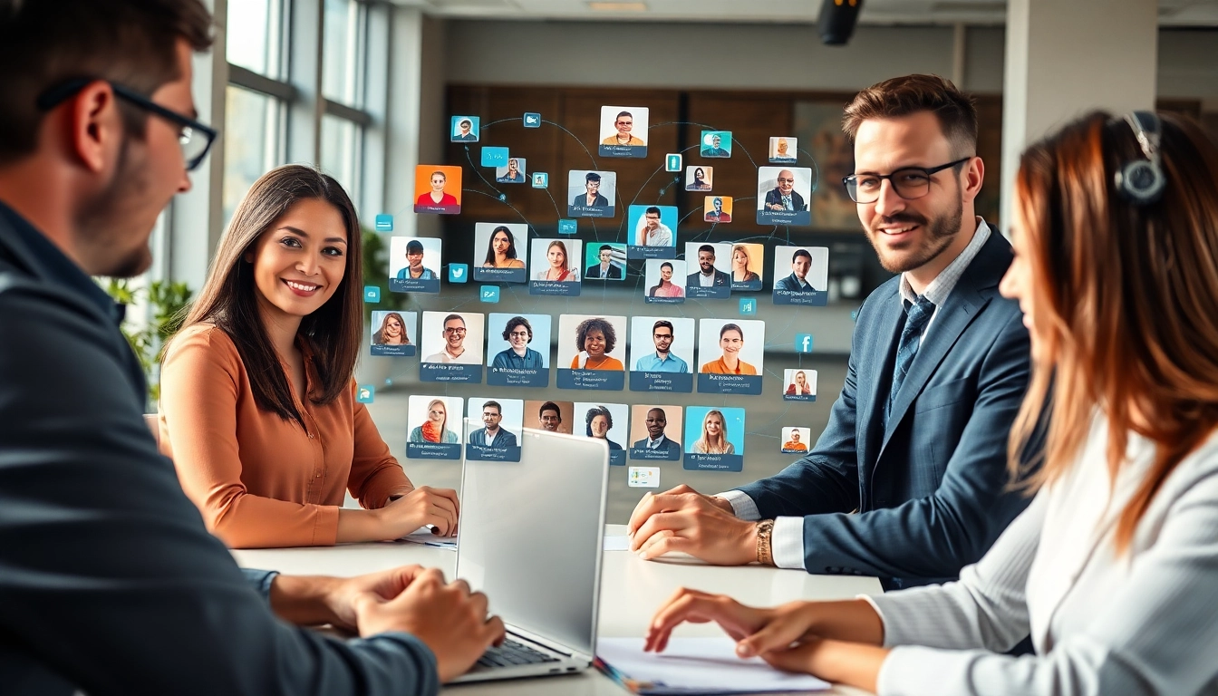 Engage with a linkedin search scraper showcasing diverse LinkedIn profiles and connections.