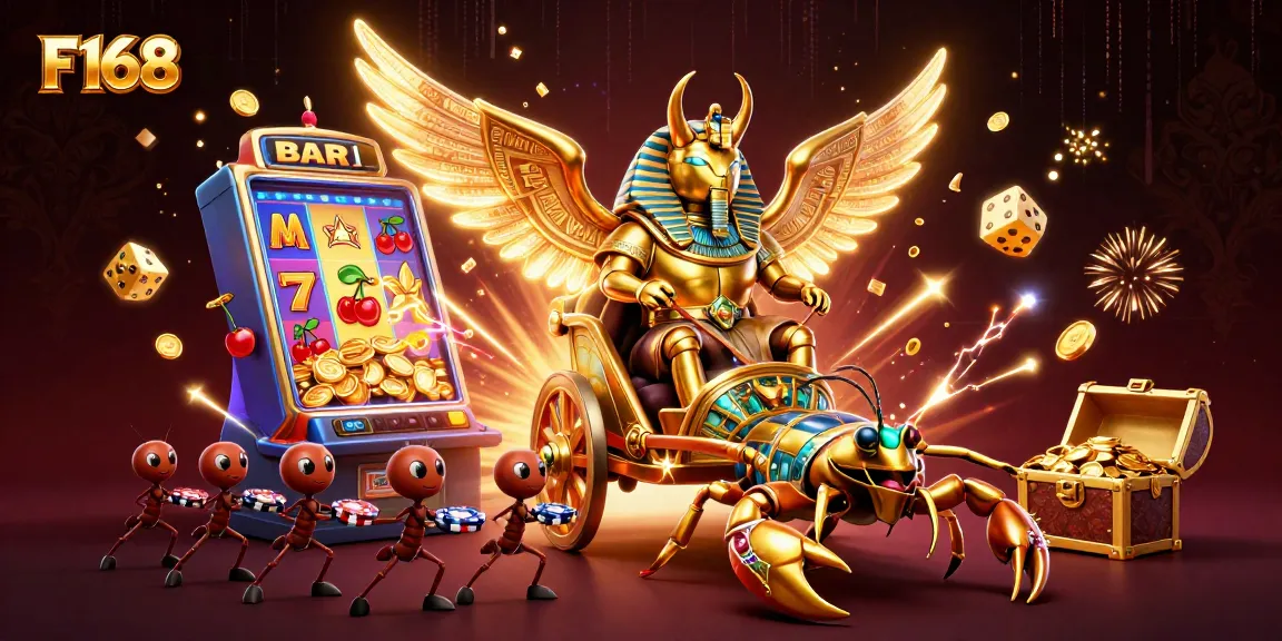Experience thrilling adventures at F168 with unique gaming characters and exciting casino elements!