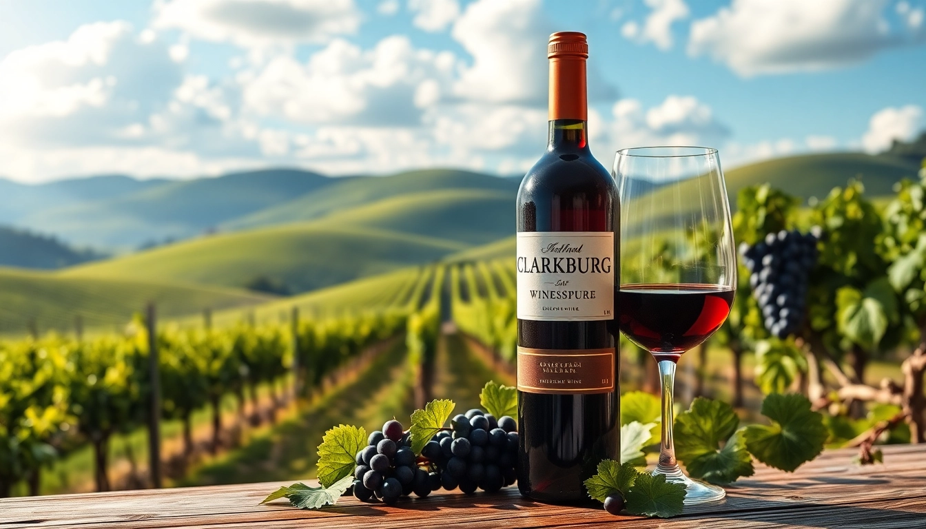Enjoying Clarksburg wines in a scenic vineyard setting with lush green hills and a warm atmosphere.