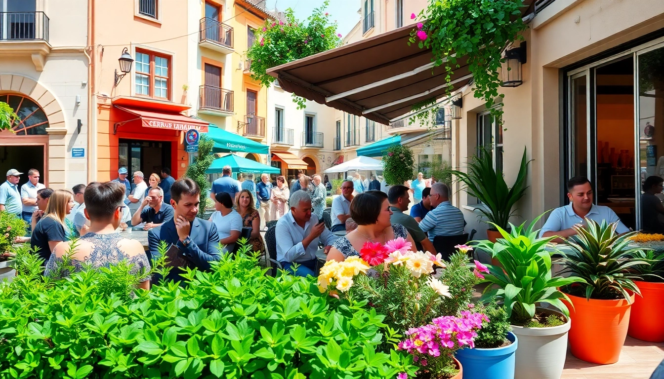 Café You enjoying Coffee shop lloret de mar with outdoor seating and lively atmosphere