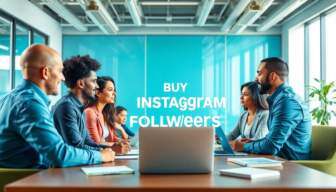 インスタ フォロワー 購入のためのデジタルマーケティング戦略を議論する多様なチーム。