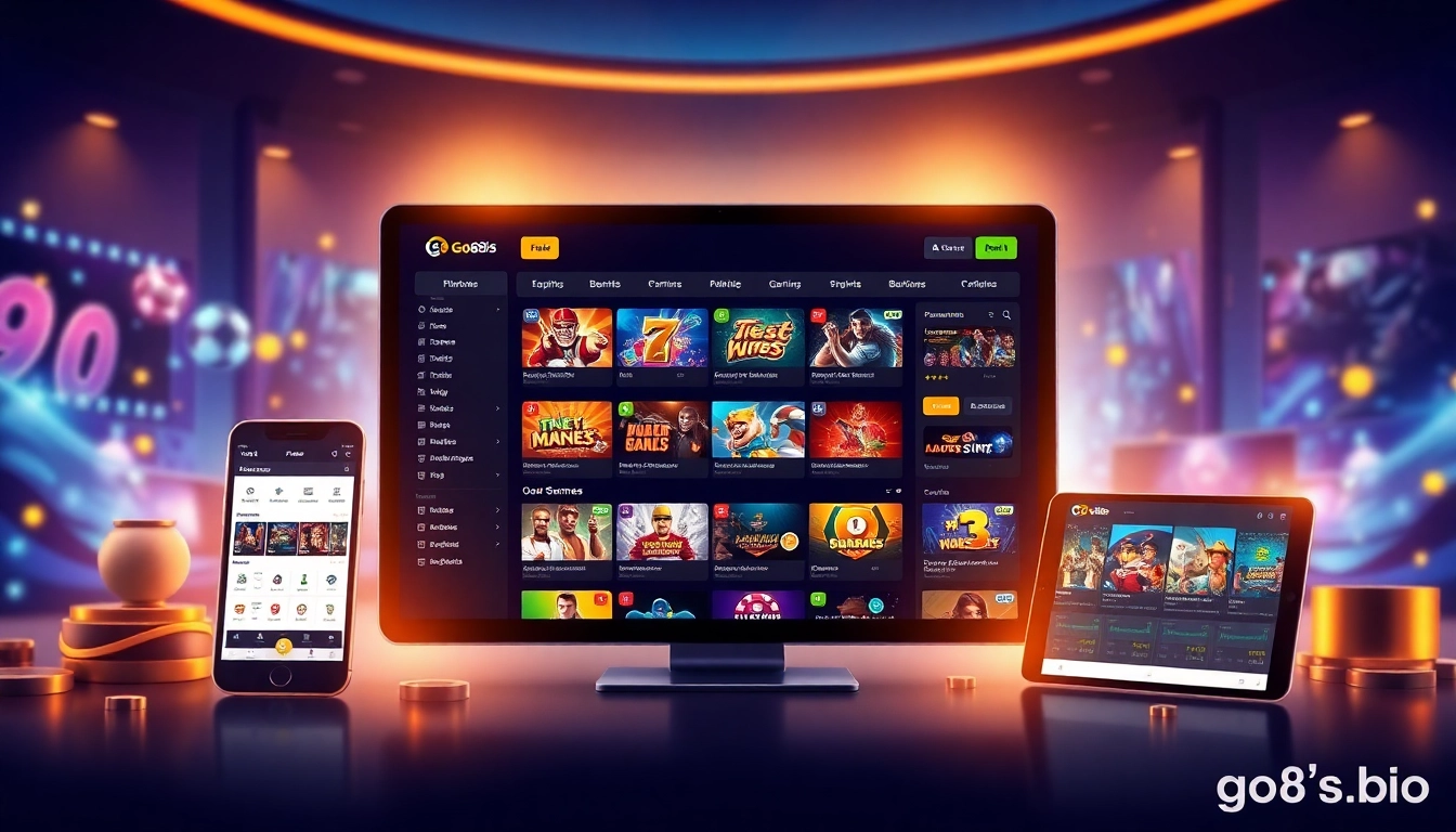 Discover gaming excitement at https://go8s.bio/ with modern betting interface showcasing slots and sports.