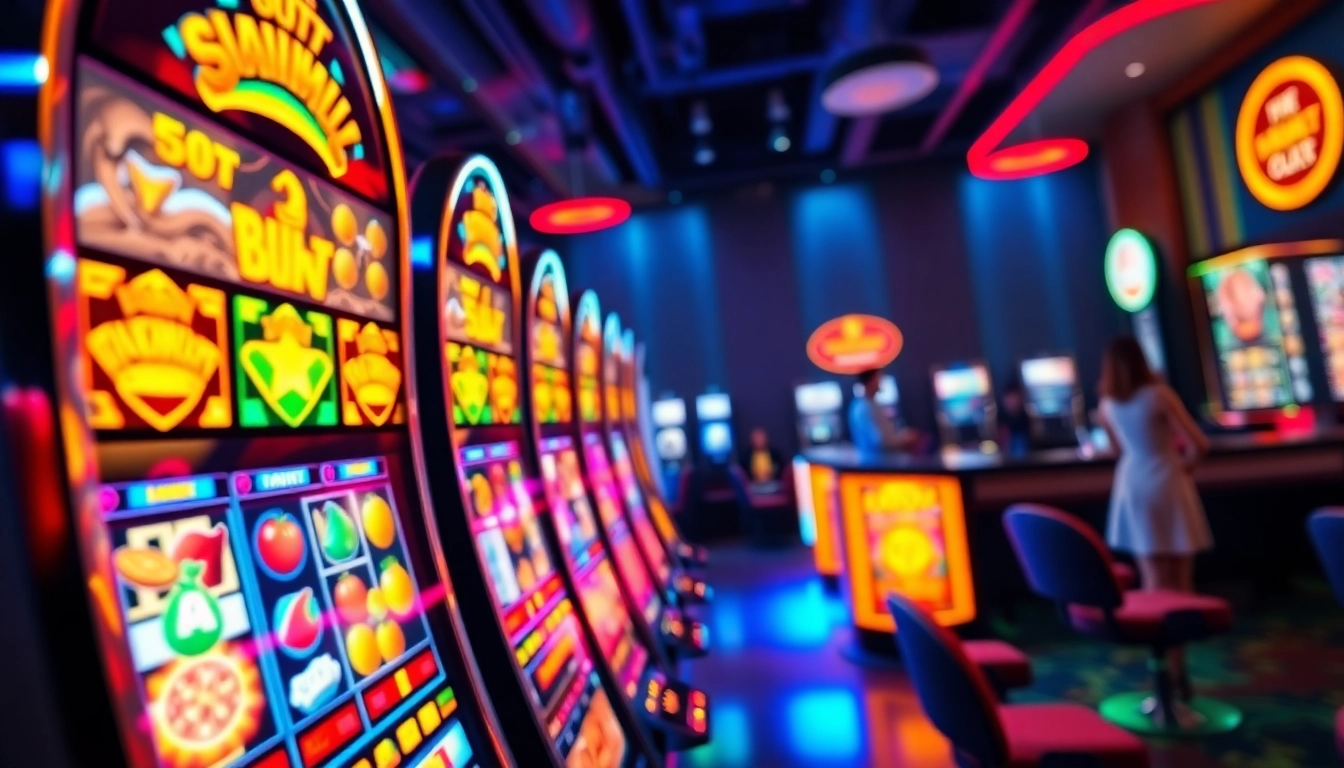 Experience the excitement of Online slots Uk with vibrant slot machines and engaging game visuals.