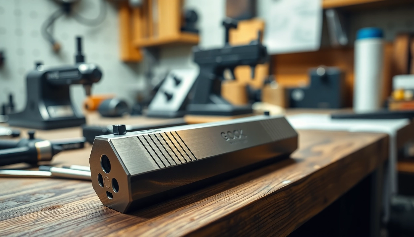 Showcase high-quality glock slides highlighting precision design and craftsmanship.