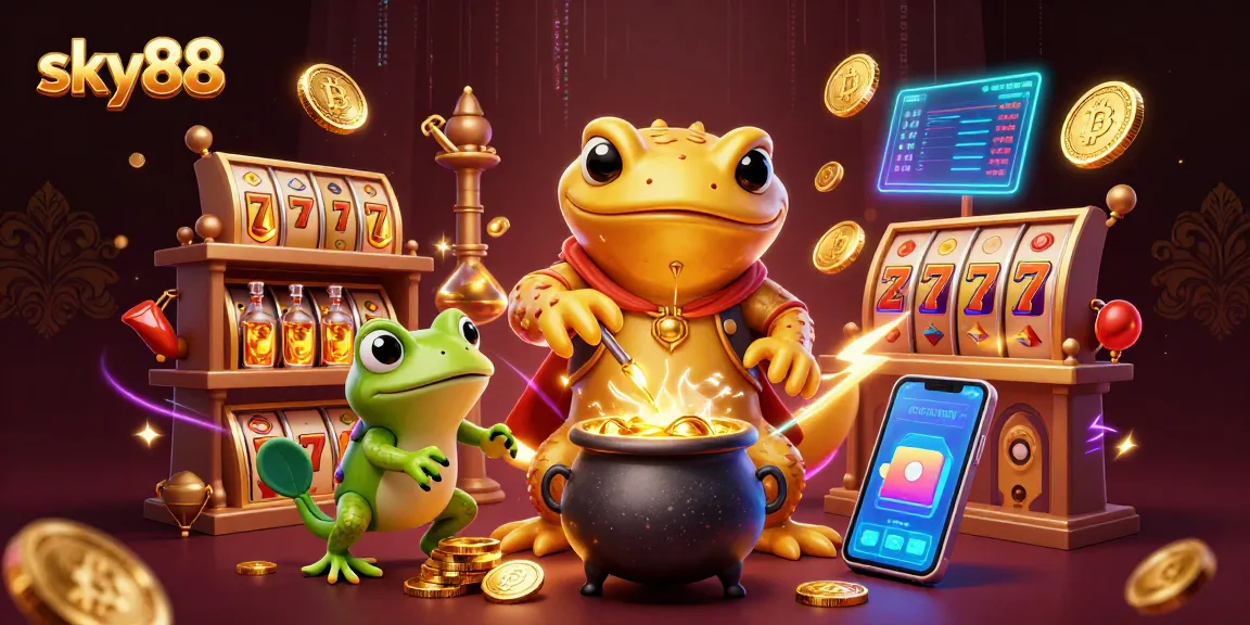 Engage in thrilling gameplay at sky88 with vibrant slot games featuring lucky 7s and animated characters.