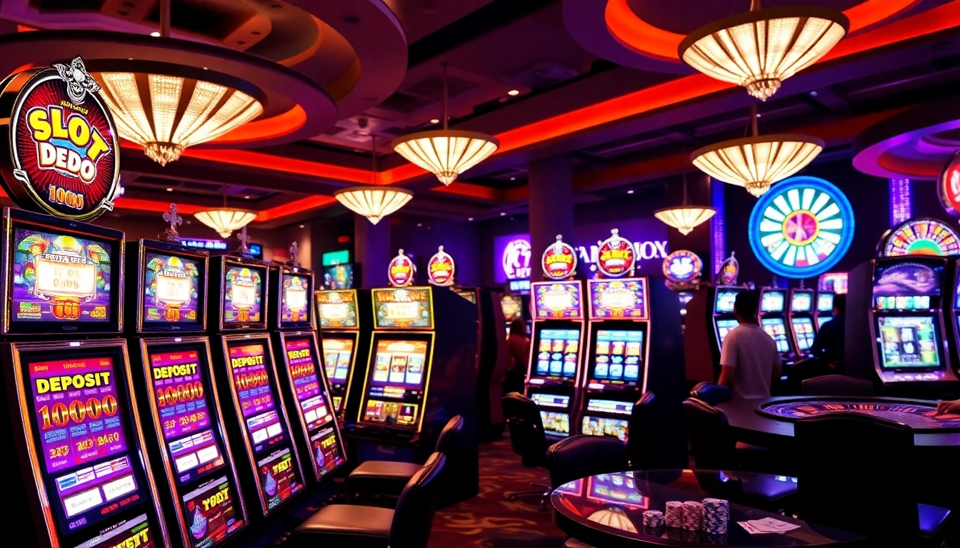 Rasakan sensasi kemenangan dengan slot deposit 1000 di mesin kasino yang berwarna-warni.