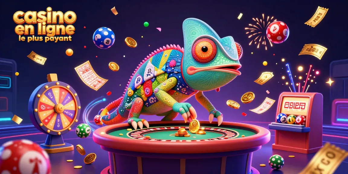 En accord avec le casino en ligne le plus payant, le propriétaire caméléon attrape des pièces d'or dans un univers ludique.