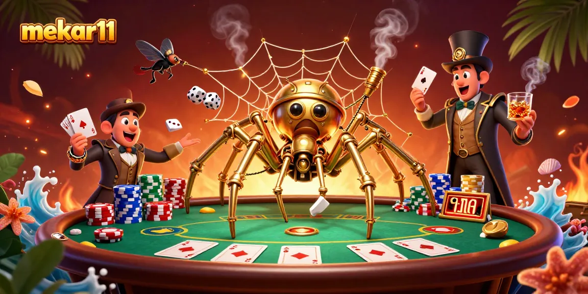 Engage with mekar11, strategizing poker gameplay amidst a steampunk fantasy.