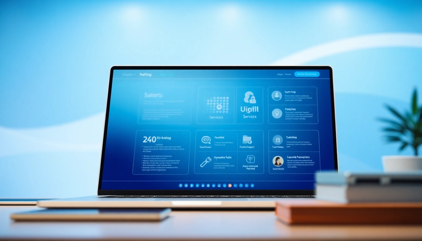 Explore https://www.freeonca.com/ with a modern user interface shown on laptops and digital icons.