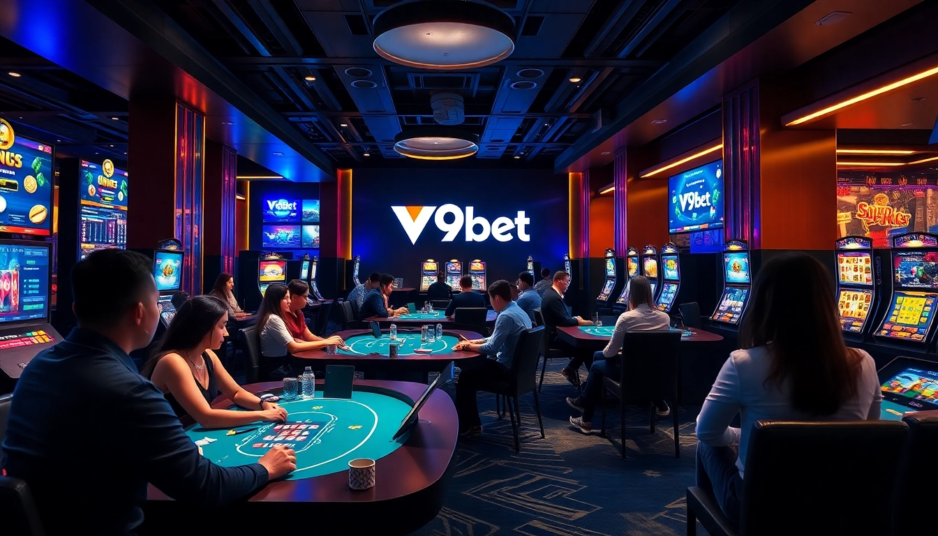 Experience the vibrant online casino atmosphere at https://v9bet.ceo with diverse players and secure gaming.