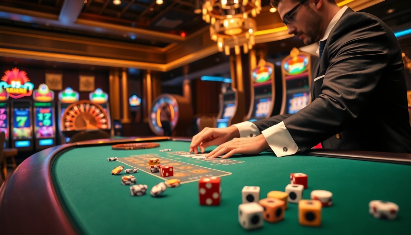Experience the excitement at PS99 with professional poker games and enticing casino elements.