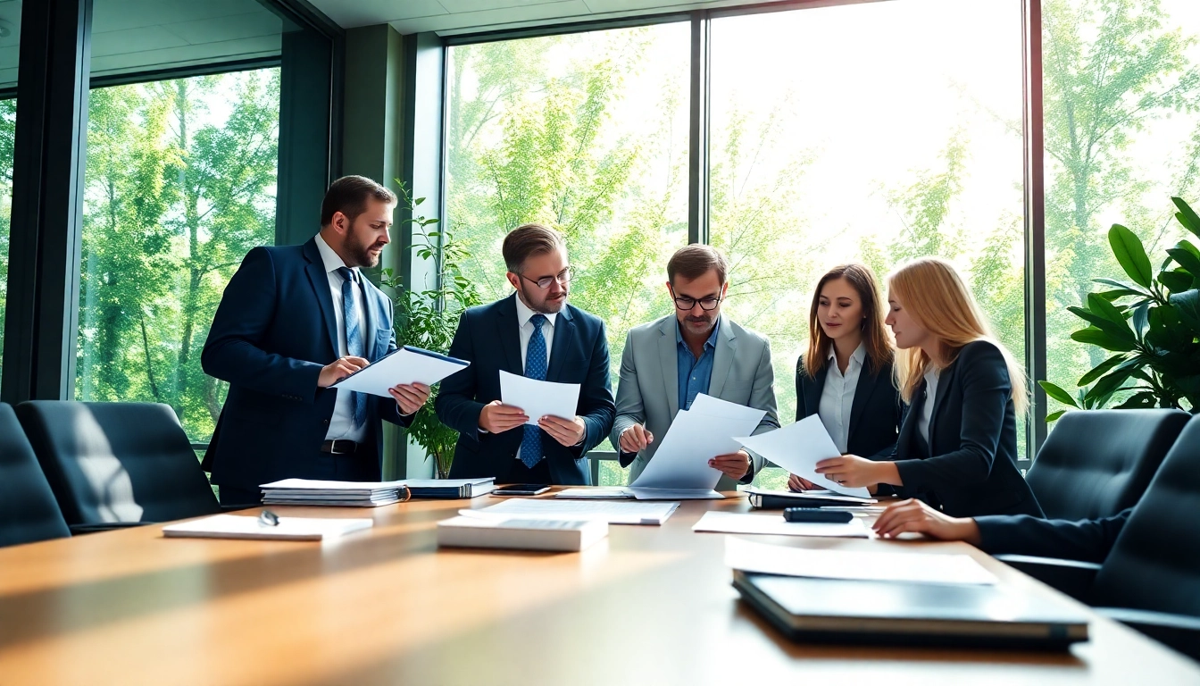 Quickplus Business Consultants collaborating in a modern office to deliver expert solutions.