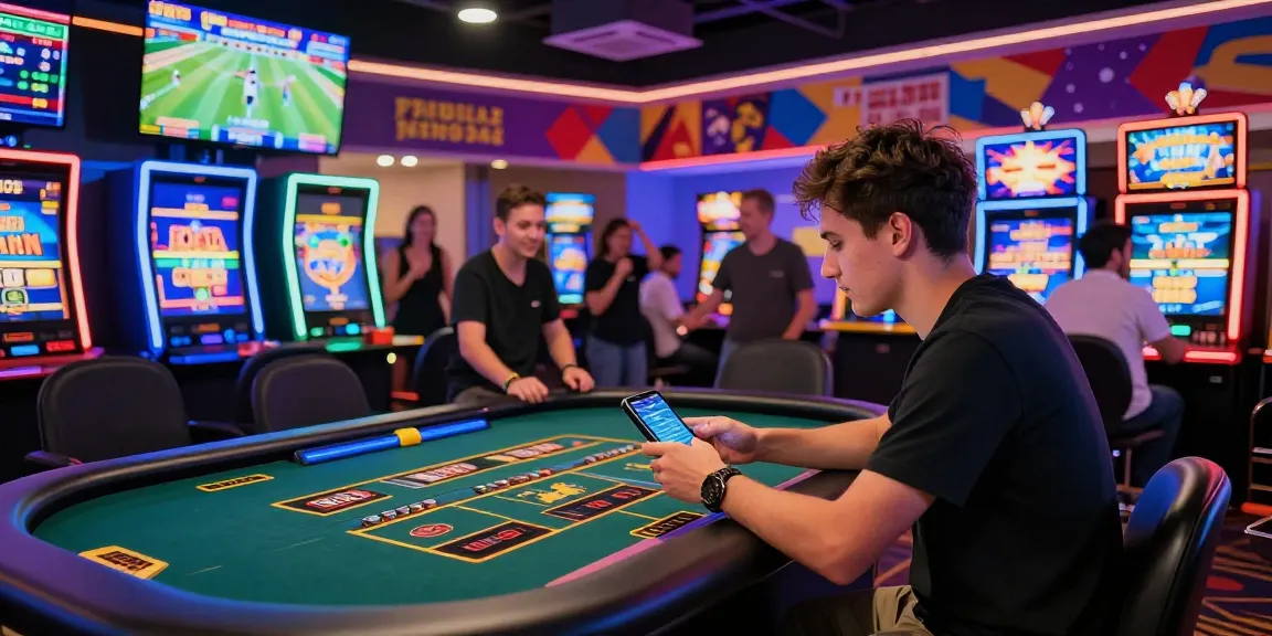 Engaging scene of a player at SHBET's vibrant online casino, showcasing immersive gaming and excitement.