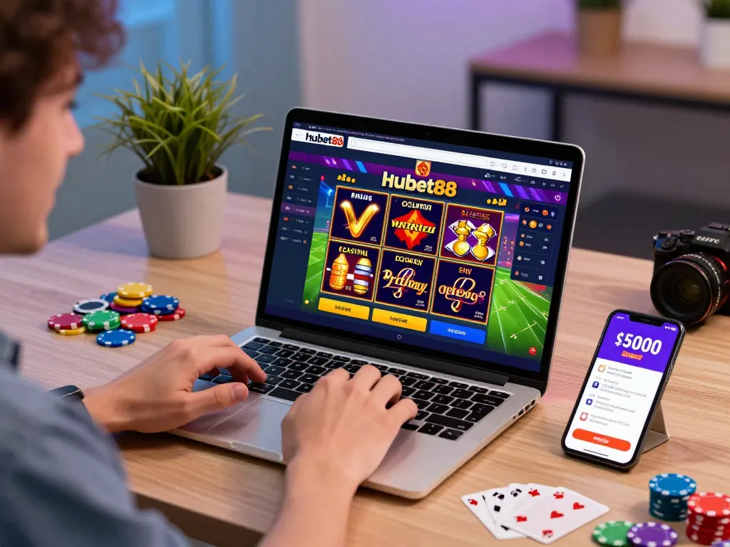 Exciting hubet88 online gambling experience with vibrant graphics and user engagement.