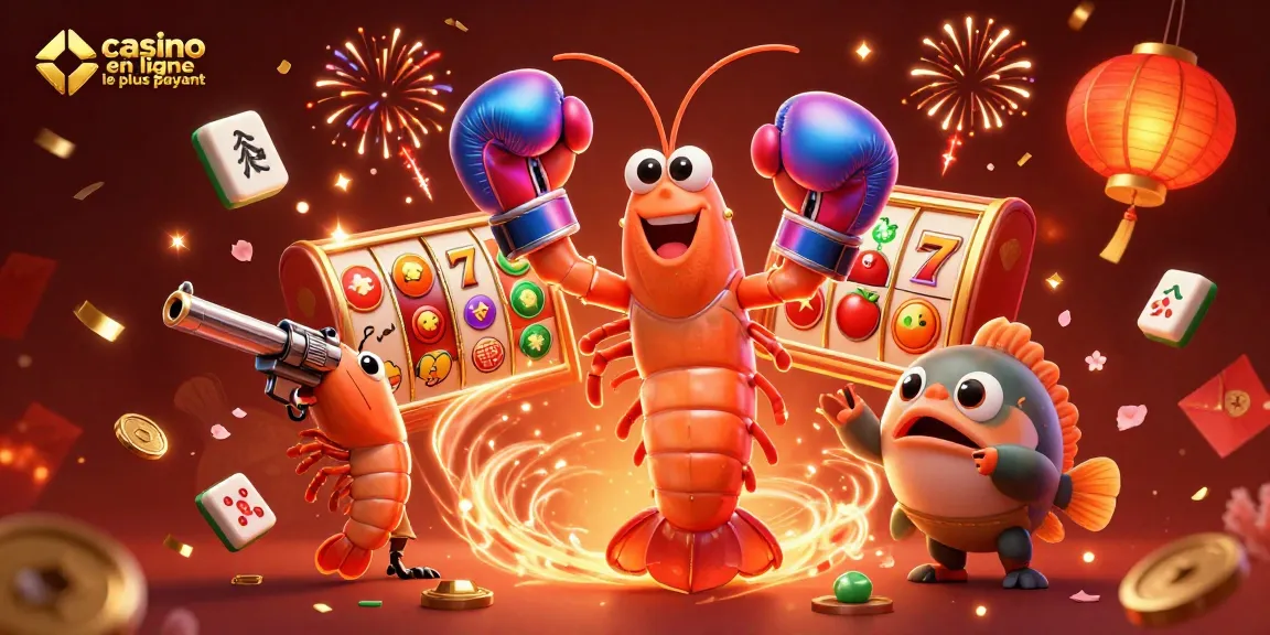 Le casino en ligne le plus payant avec des éléments de jeu colorés et des personnages animés dans une scène dynamique.