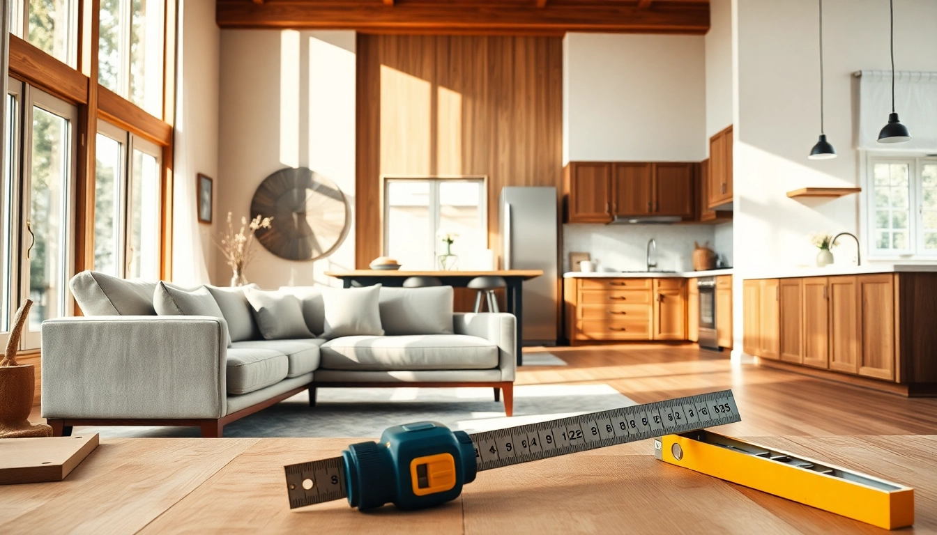 Transforming a living space through Home renovation with stylish furniture and natural light