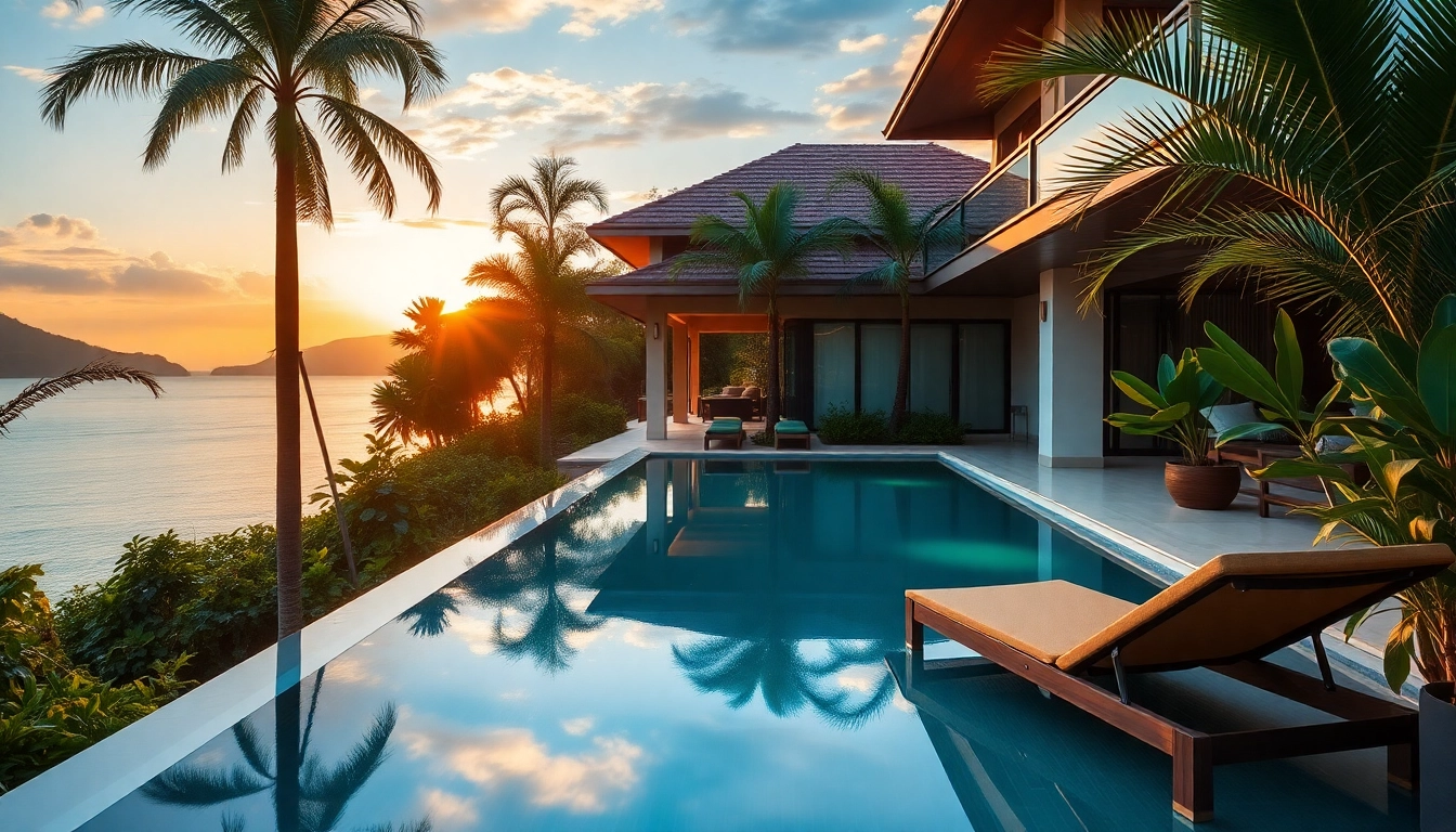 Engaging image showcasing property management Phuket expertise with a luxurious villa.
