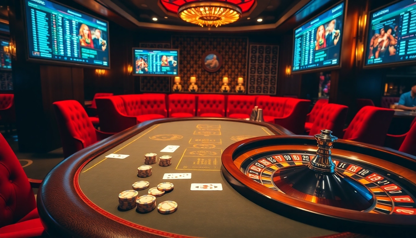Experience the thrill of online gambling at luck8 with dazzling casino elements.
