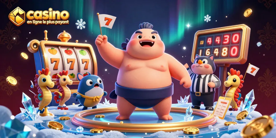 Jouez au casino en ligne le plus rentable avec une scène dynamique illustrant des personnages amusants.