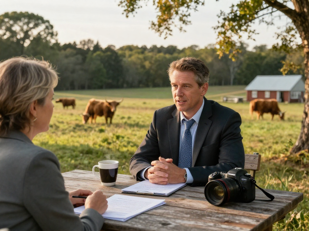 Stephen Gleave Ancaster discussing legal matters outdoors, surrounded by nature.