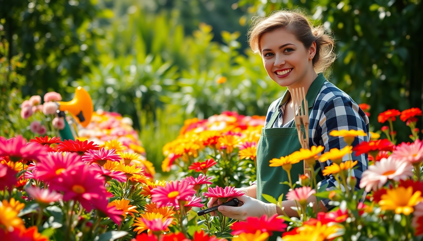 Werk een prachtige tuin met https://detuinassistent.nl en kleurrijke bloemen.