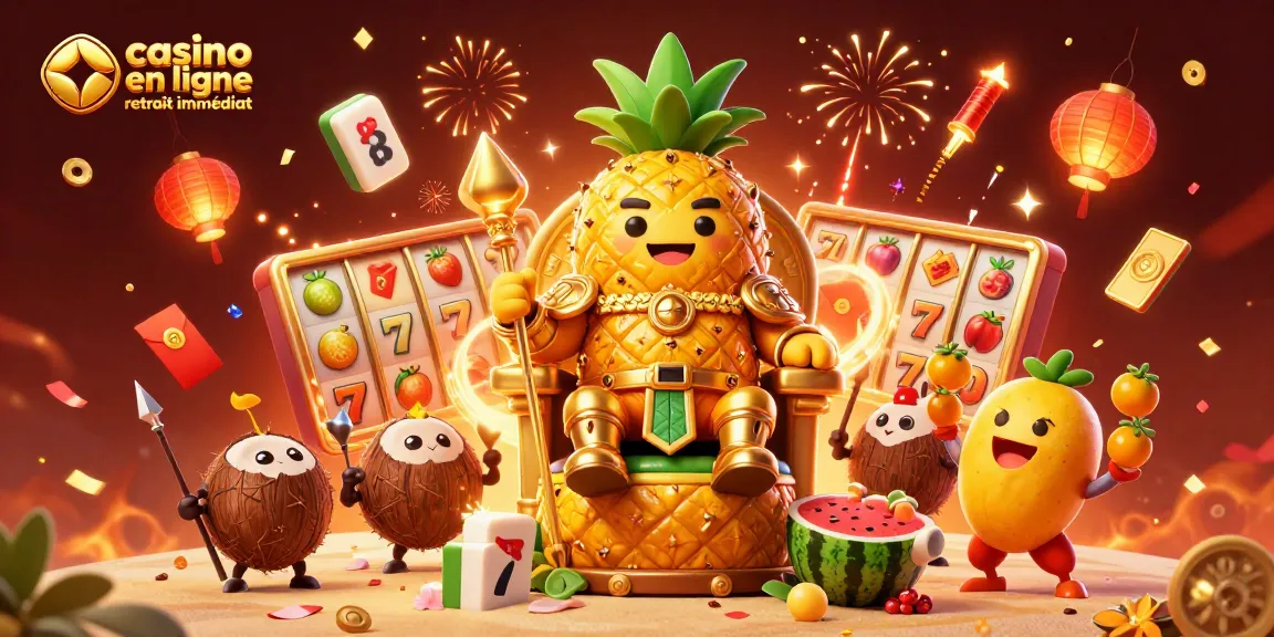 Profitez du casino en ligne retrait immédiat avec des personnages colorés et des éléments de jeu captivants.