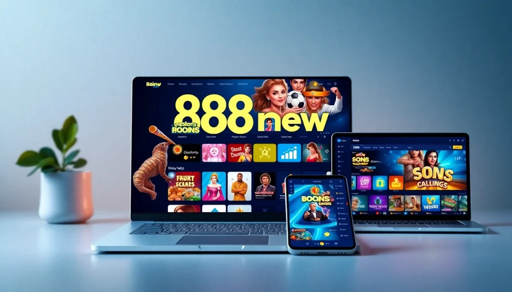 Experience the excitement of 888new with a vibrant online gambling platform showcasing trusted gaming options.