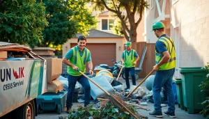 Myeasyjunkremoval.com delivers efficient junk removal services, showcasing professionals in action.