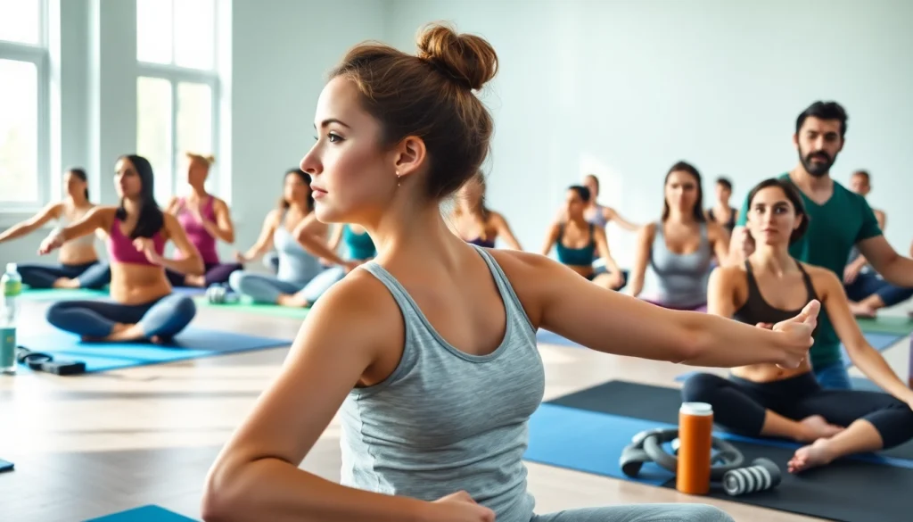 Explore activities on https://healthyvix.com with individuals participating in a vibrant fitness class.