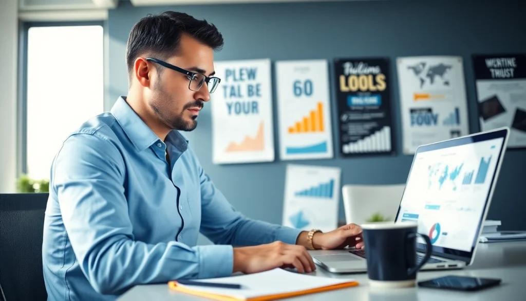 Analyze website performance as a google penalty expert in a modern office environment.