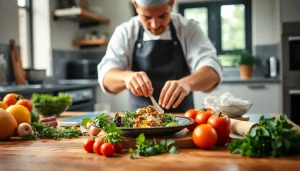 Genieße kreative Rezepte auf https://foodies-magazin.de mit frischen Zutaten in einer modernen Küche.