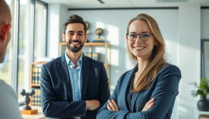 Engaging personal injury lawyer from https://www.chriseadslegal.com in a bright, professional office setting.