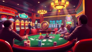 The rr88 link enhances your casino experience with thrilling poker games, vibrant slot machines, and dynamic roulette.