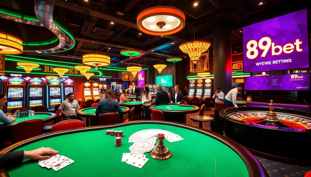 Experience thrilling casino action with 89bet's exciting games including poker and roulette.