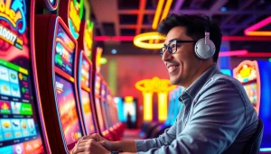 Main player enjoying the scater4d game experience with vibrant visuals and excitement.