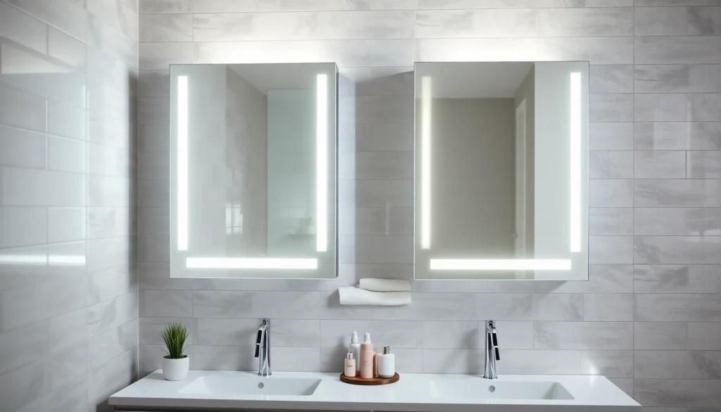 Verleihen Sie Ihrem Bad mit dem sonni Spiegelschrank eleganten Stauraum und Funktionalität.