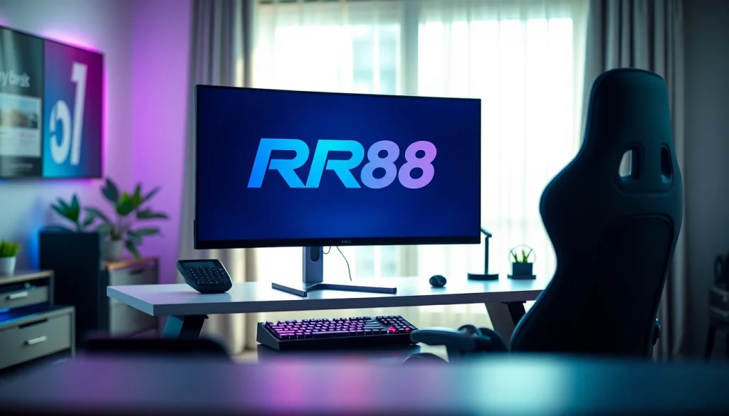Gain insight into RR88 with a high-end gaming setup highlighting performance features.